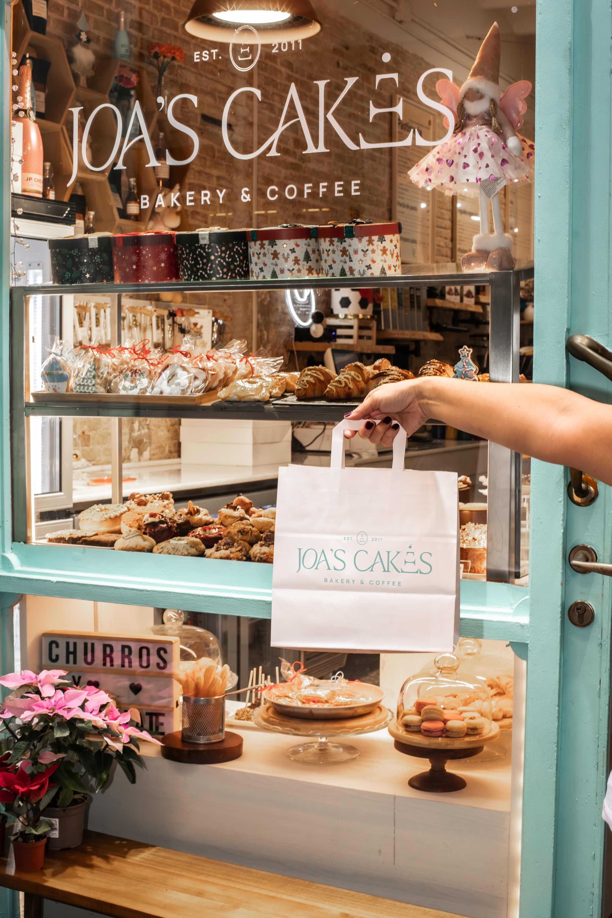 Fachada de Joa's Cakes en Barcelona